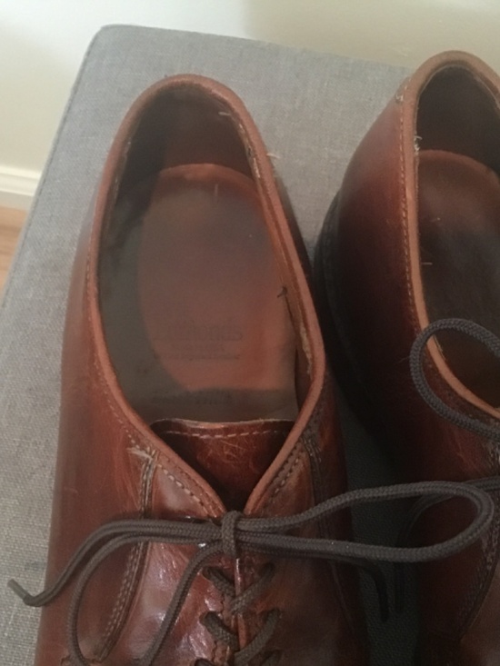 Rich brown Allen Edmonds Badlands plain toe Oxford shoes main image 4